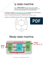 Mealy State Machine: Theory of Computation Finite State Transducer State Diagram