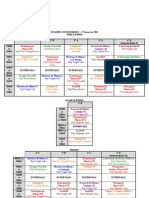 Horários - 2º Semestre de 2012