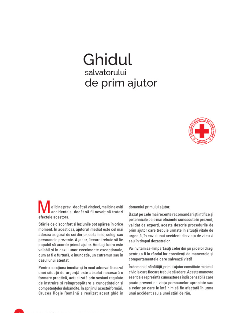Manual Prim Ajutor | PDF