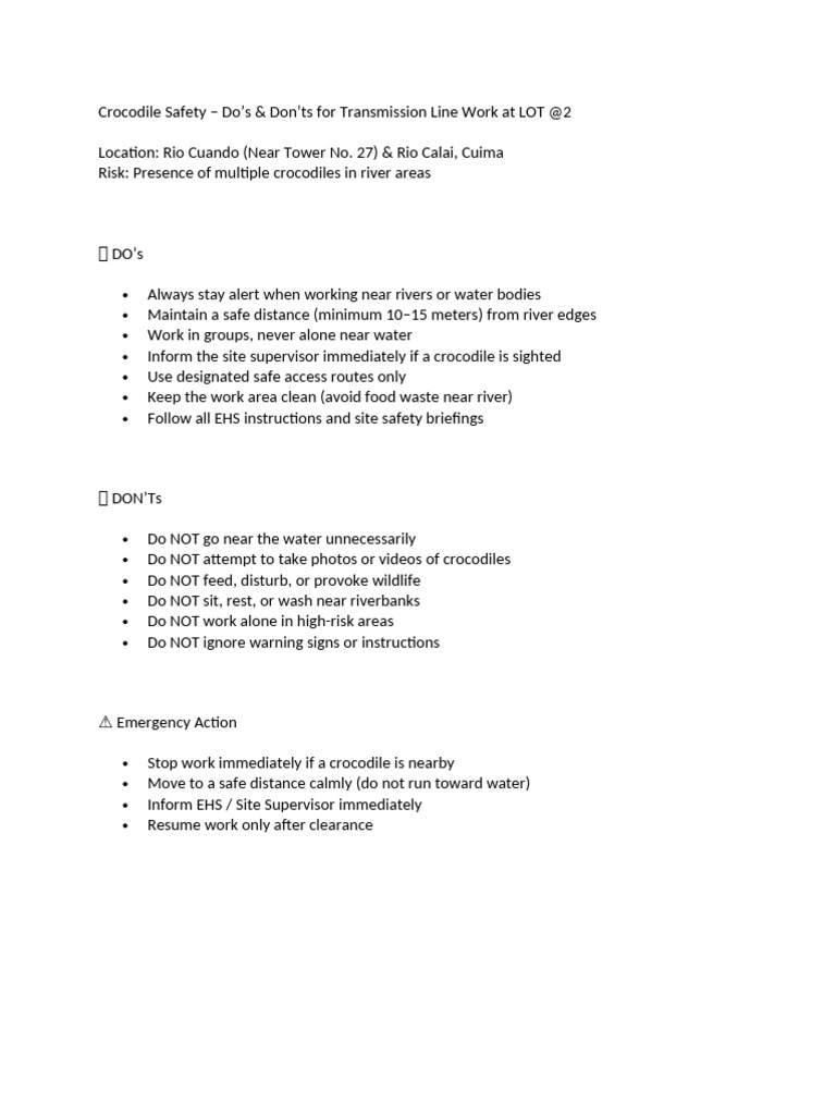 Safety Alart | PDF