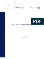 The Lean Six Sigma Benchmark Report: September 2006