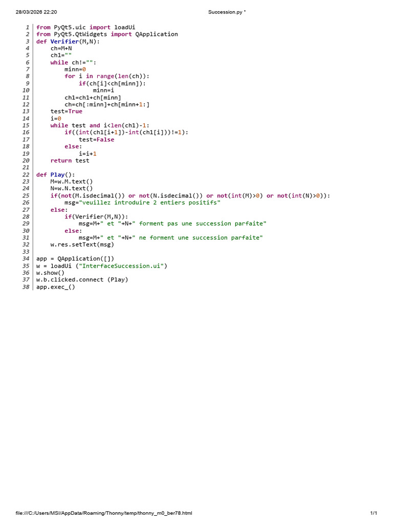 Succession Py | PDF