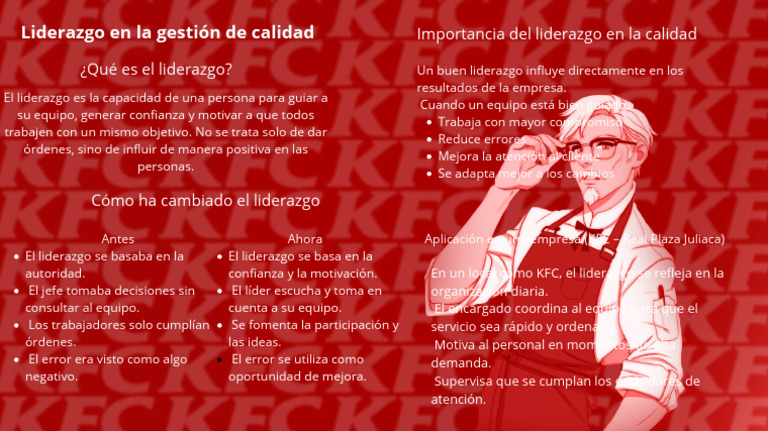 Liderazgo en La Gestión de Calidad | PDF