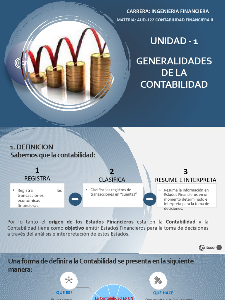 01 Unidad 1 - Generalidades de La Contabilidad | PDF | Contabilidad ...