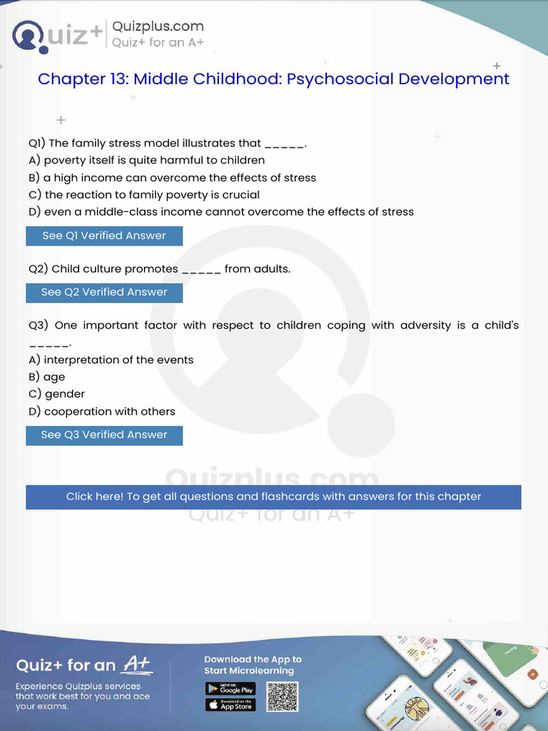 The Family Stress Model Illustrates That | PDF | Cognitive Development ...