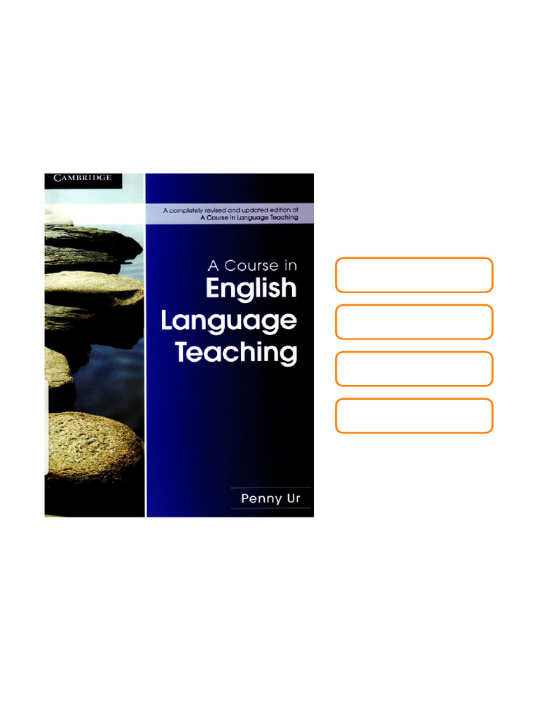 A Course in English Language Teaching 2nd Edition Available Any Format ...