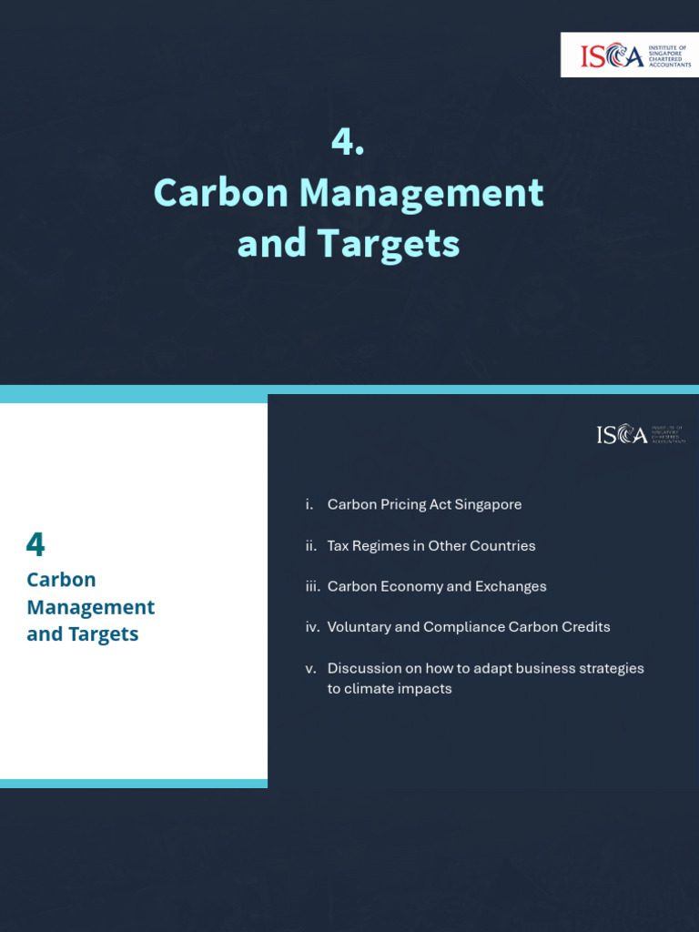 Slides - Part 4 - Carbon Management | PDF | Climate Change Mitigation ...