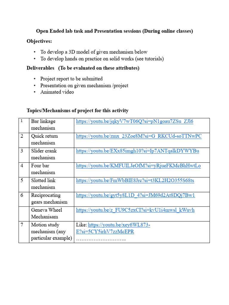 Open Ended Lab Task For EM LAB 1 | PDF