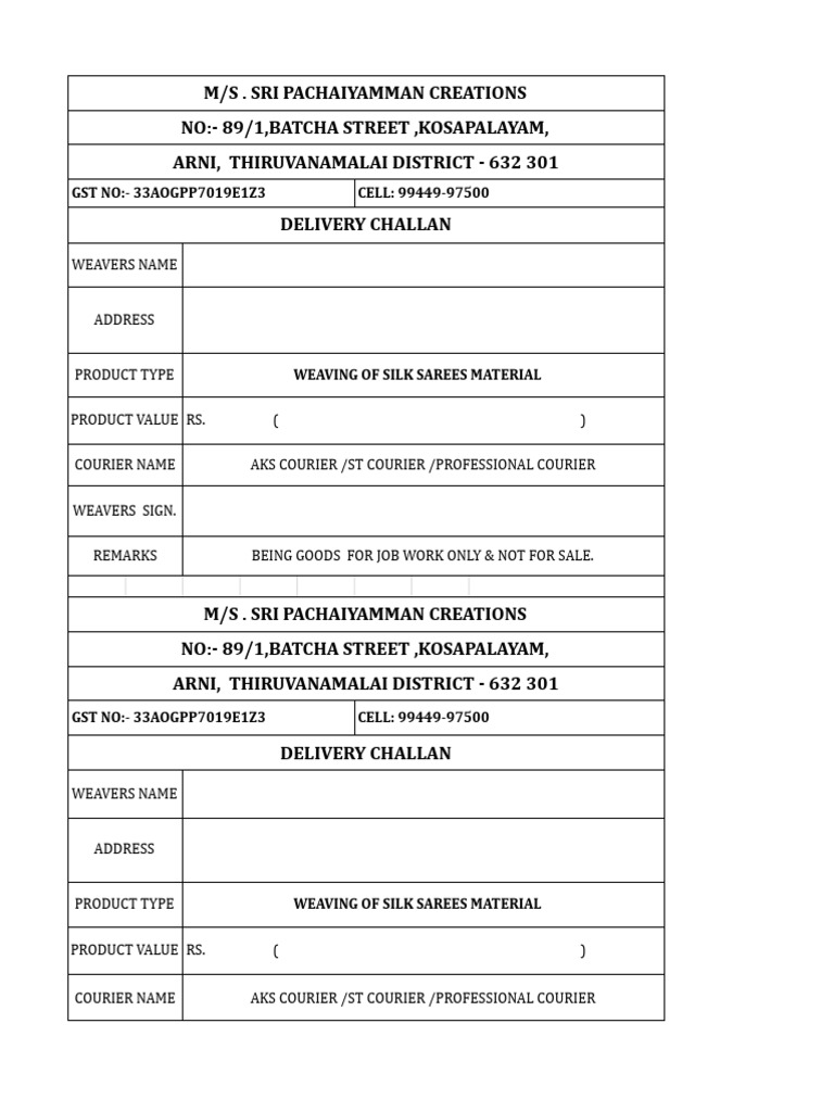 Courier Address Format | PDF