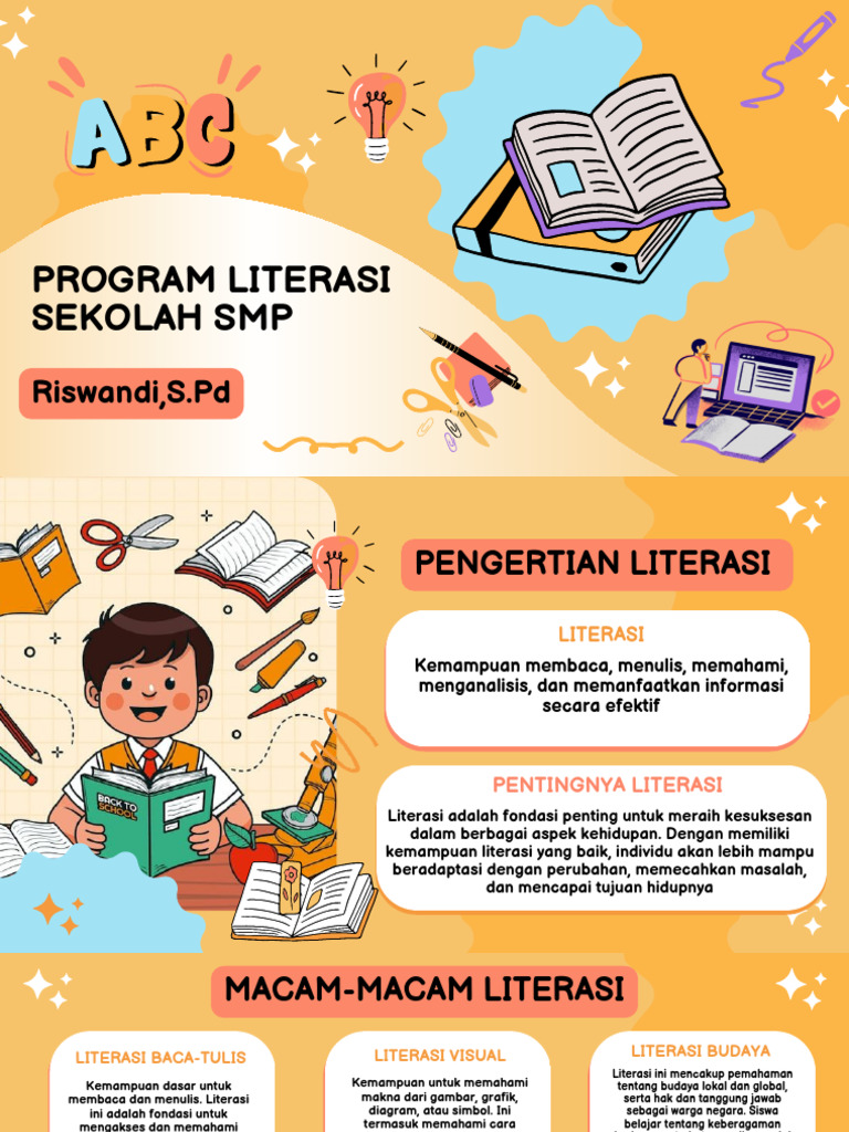 Program Literasi Sekolah SMP | PDF