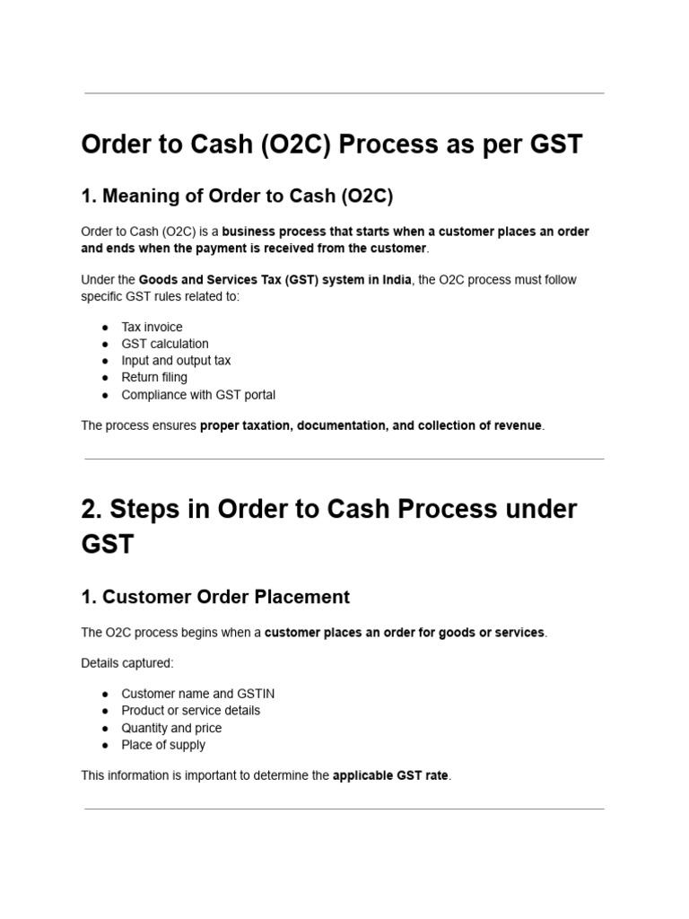 GST Notes | PDF