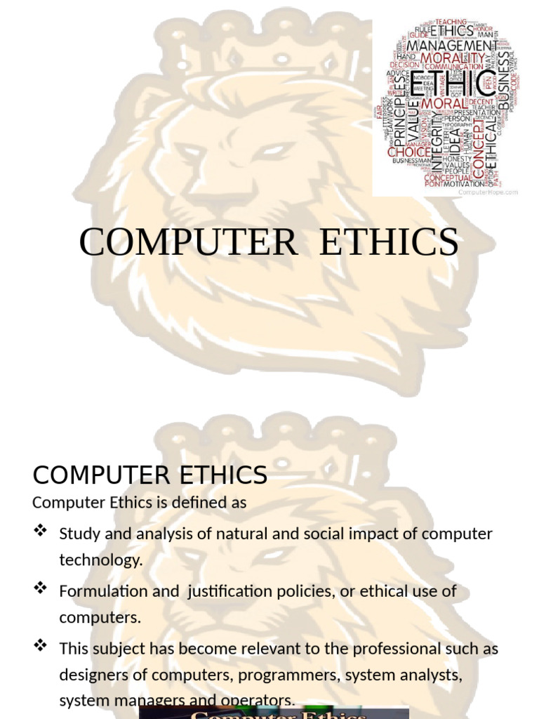 Computerethics 210618034512 | PDF | Privacy | Crimes