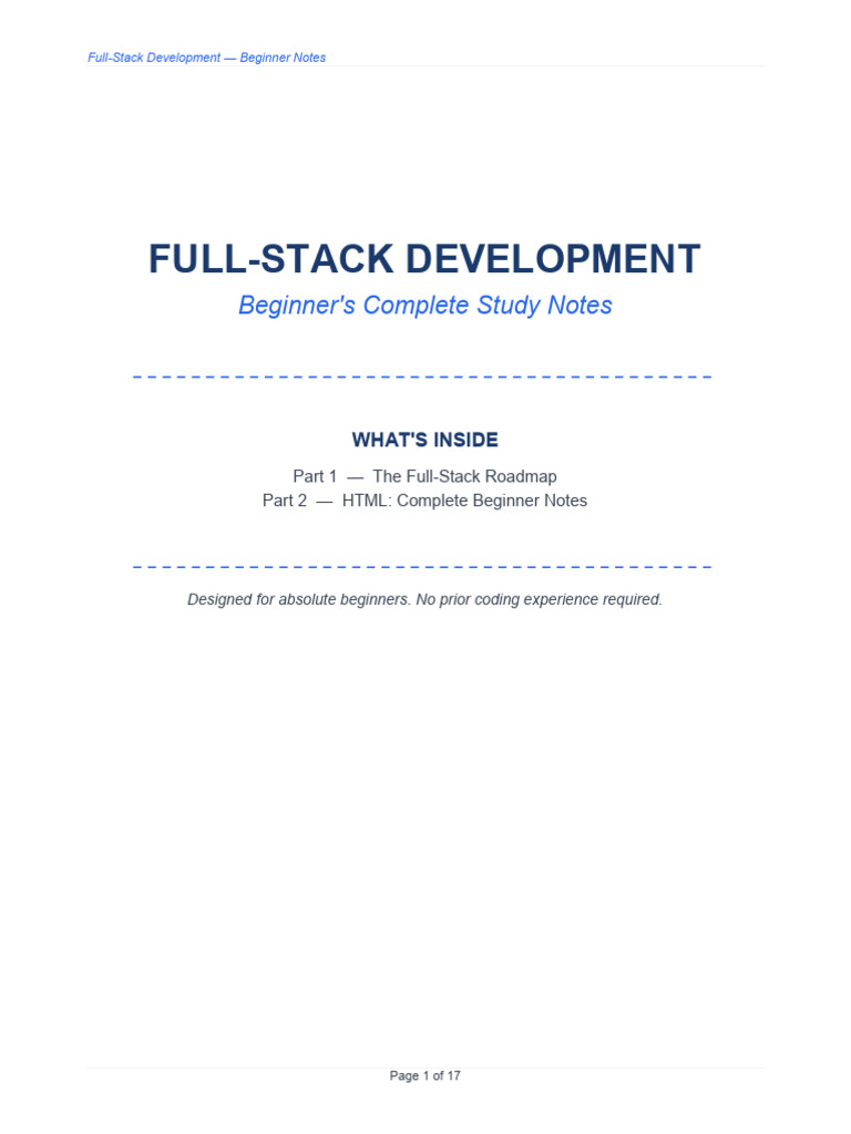 TSMG Material Fullstack Series 1 | PDF | Html Element | Html
