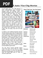 The GTA VI Document (v1.0) | PDF