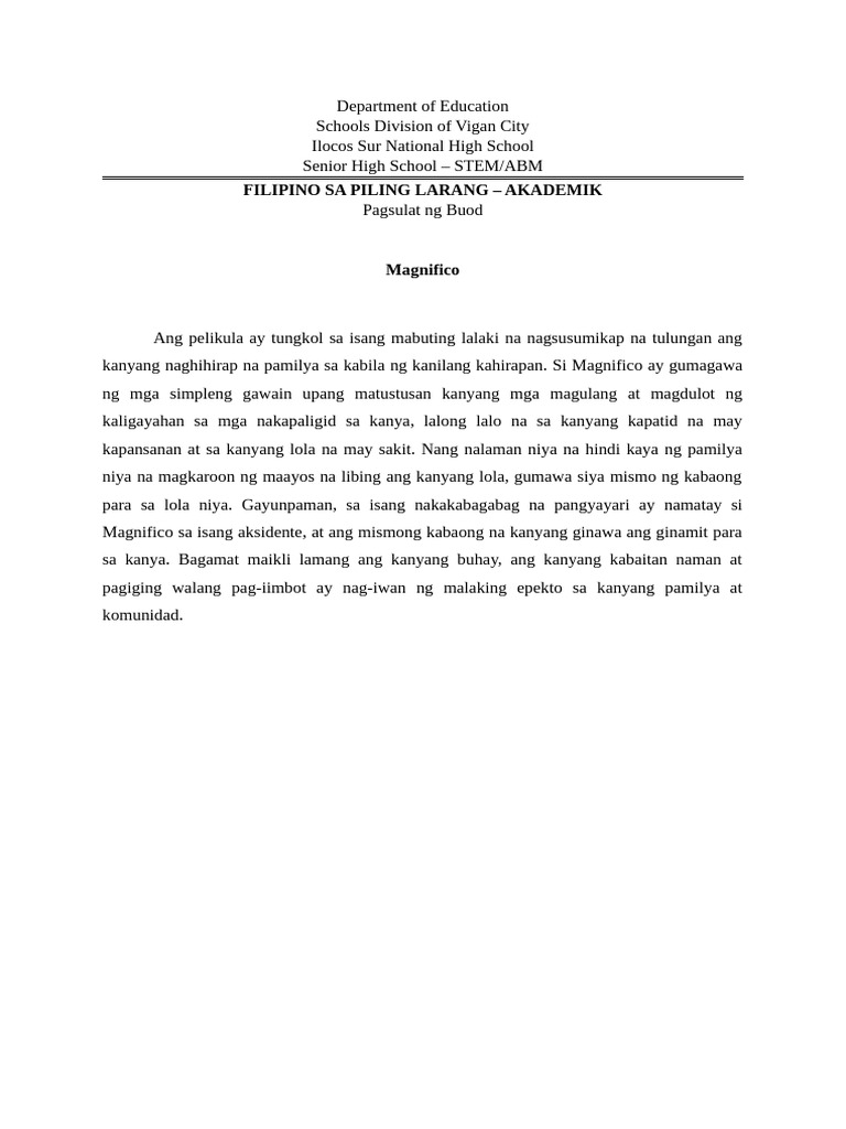 Buod | PDF