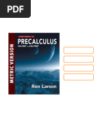 Precalculus Metric Version, 11th Edition Ron Larson - PDF Instant