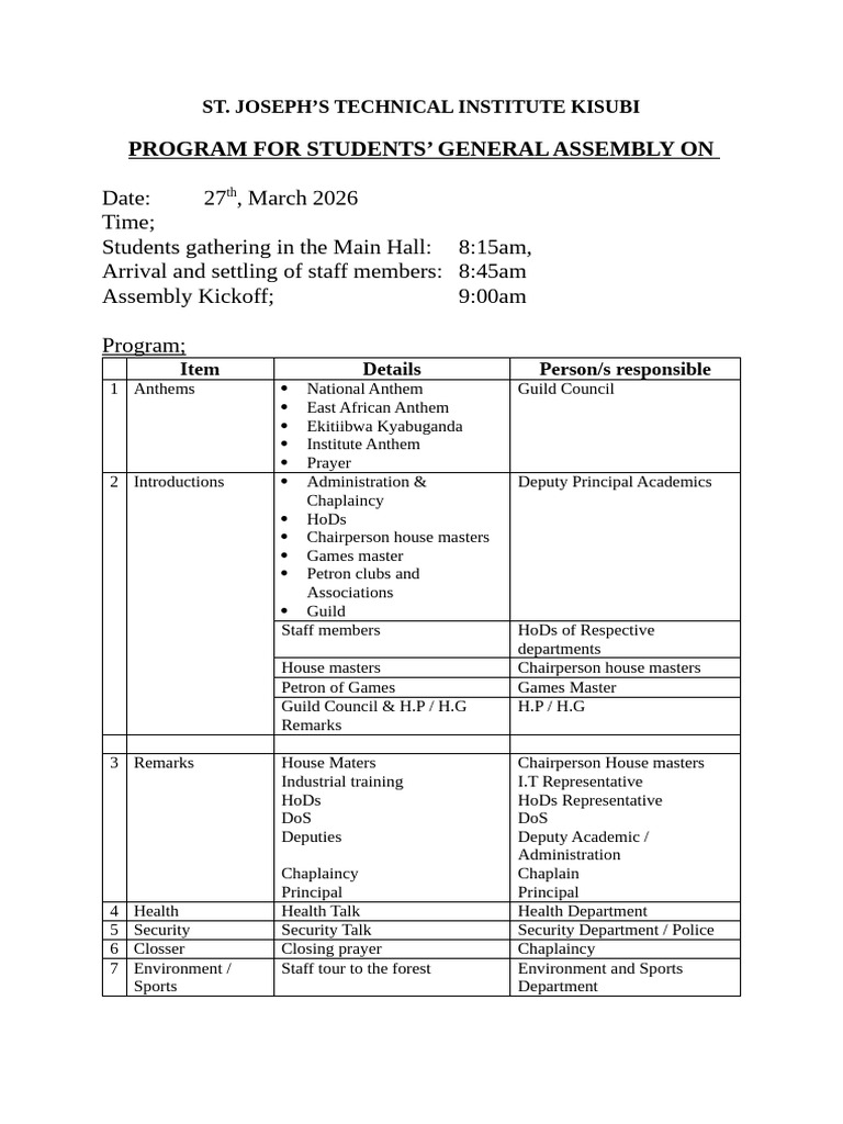General Assembly | PDF