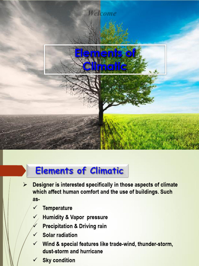 3.0 Elements of Climate | PDF | Humidity | Rain