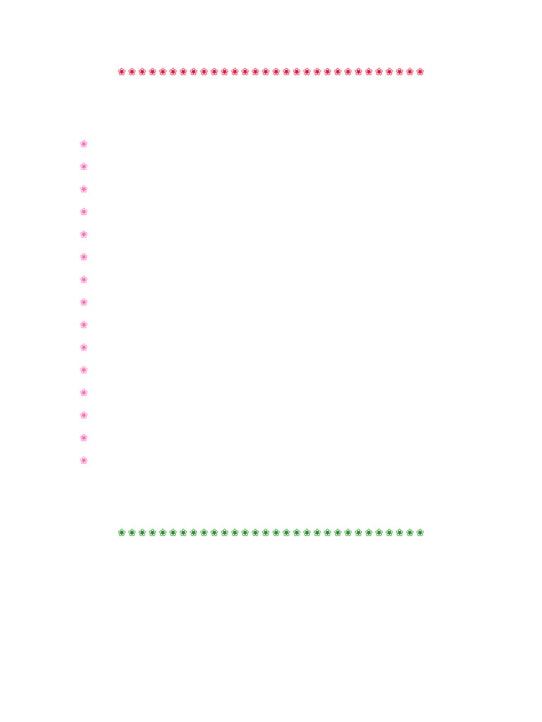 Flower Border Colored | PDF