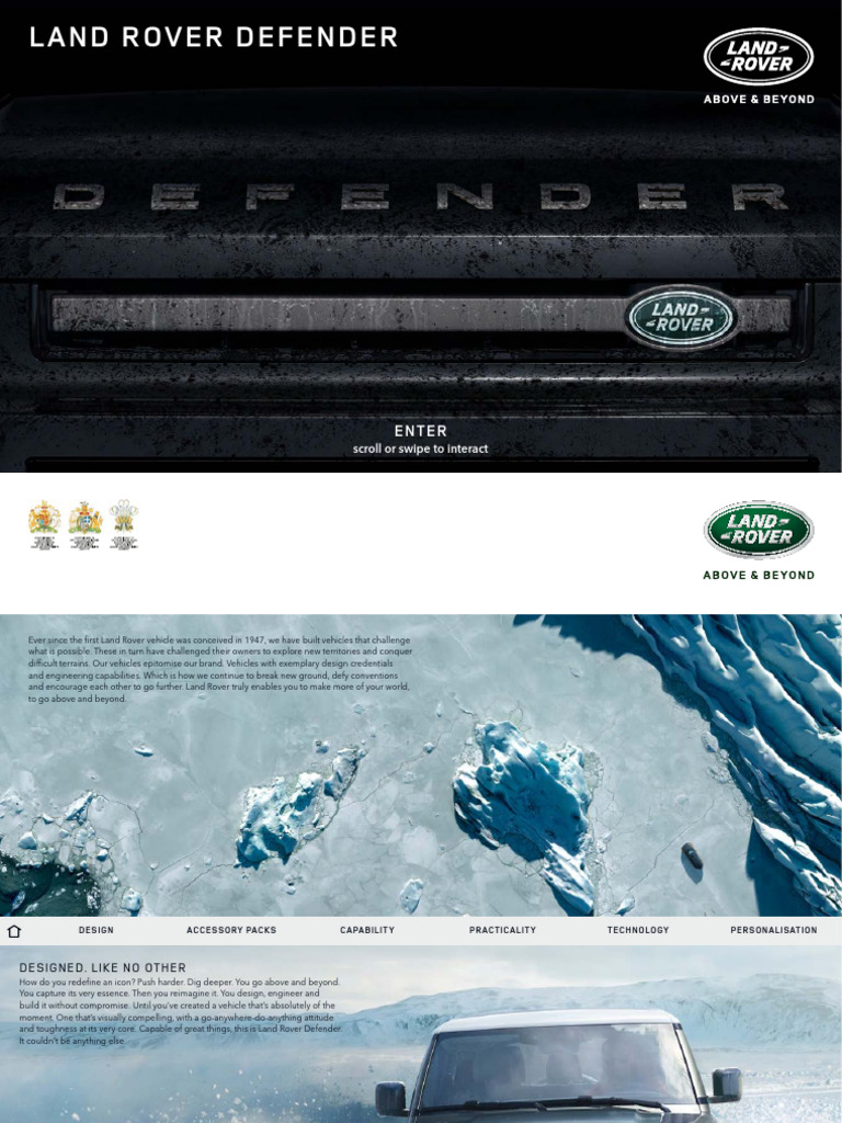 Land Rover Defender Brochure en 22my | PDF | Plug In Hybrid | Four ...