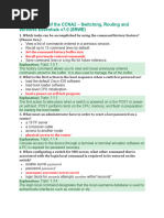 CCNA 2 Switching & VLANs Exam Answers | PDF | Network Switch | I Pv6