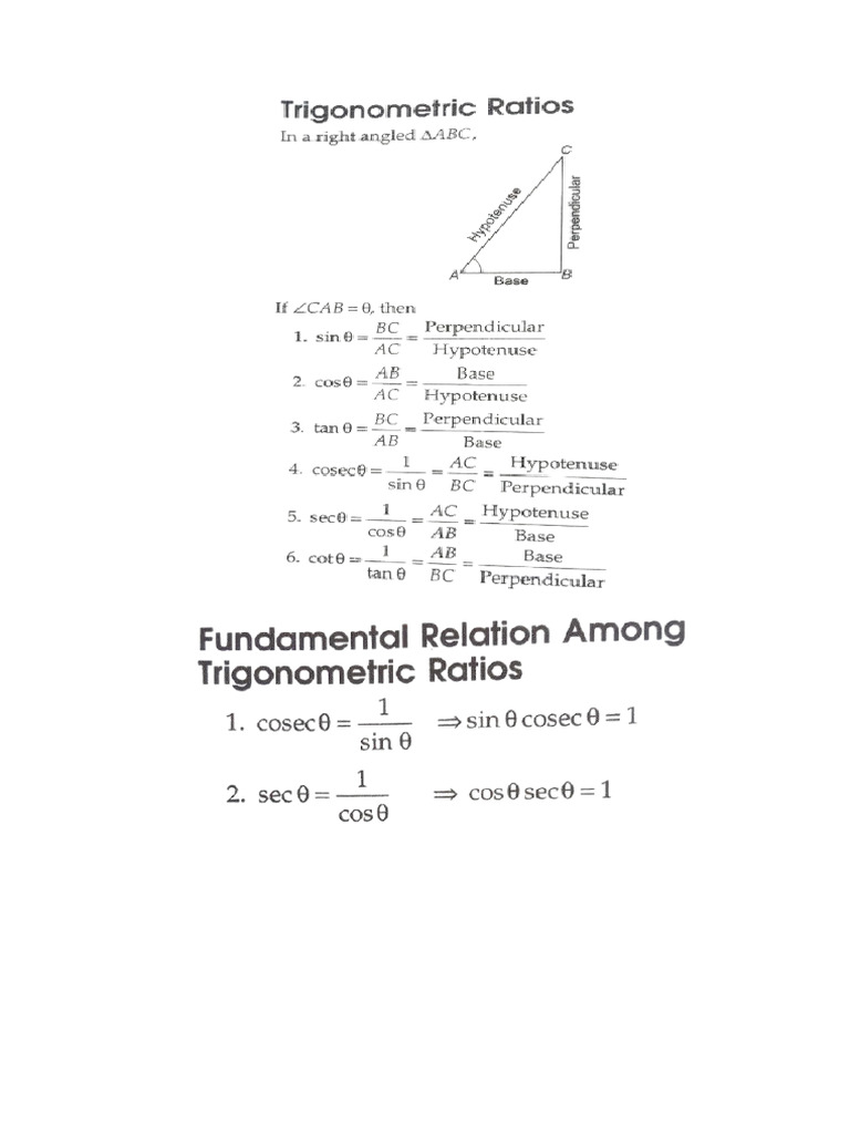 Triginometry | PDF