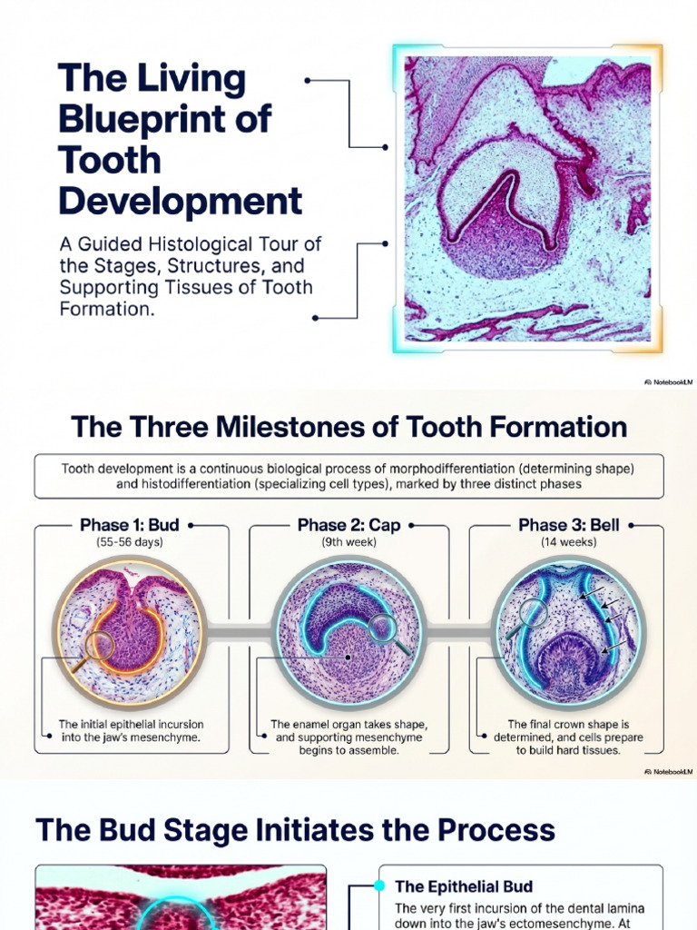 Tooth Development Blueprint | PDF