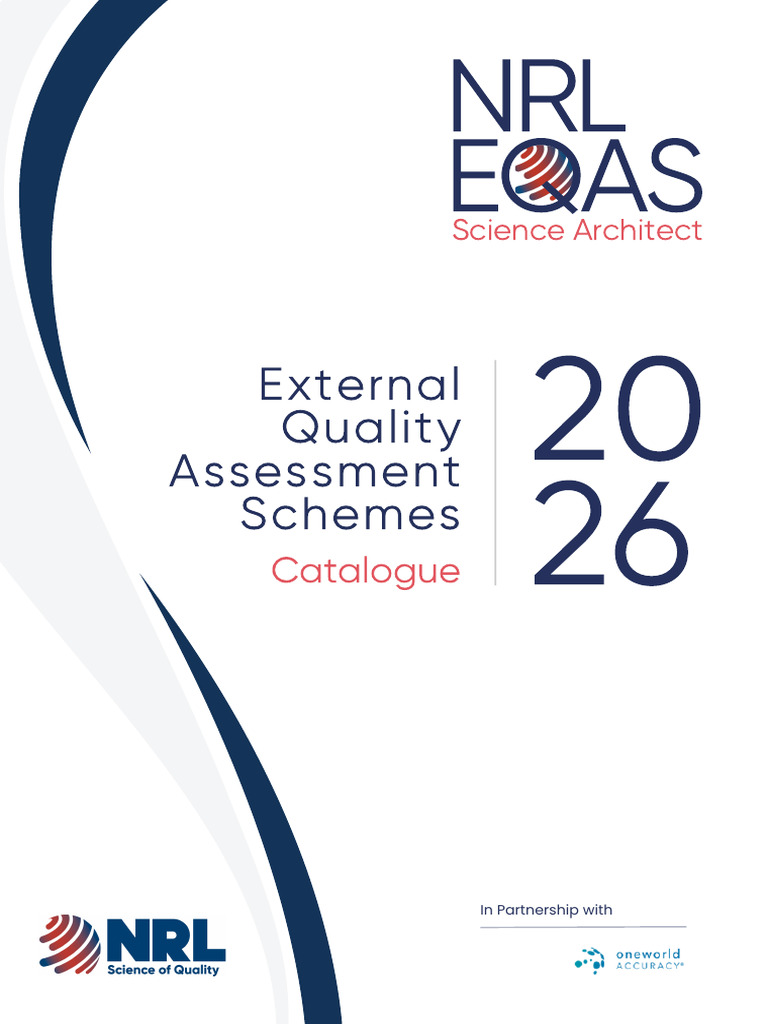 NRL EQAS Catalogue 2026 | PDF | Serology | Assay