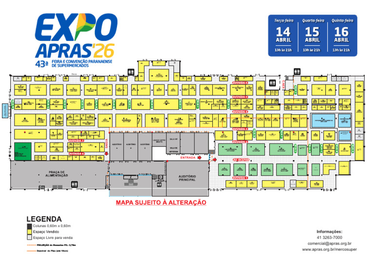 Mapa ExpoApras2026 | PDF