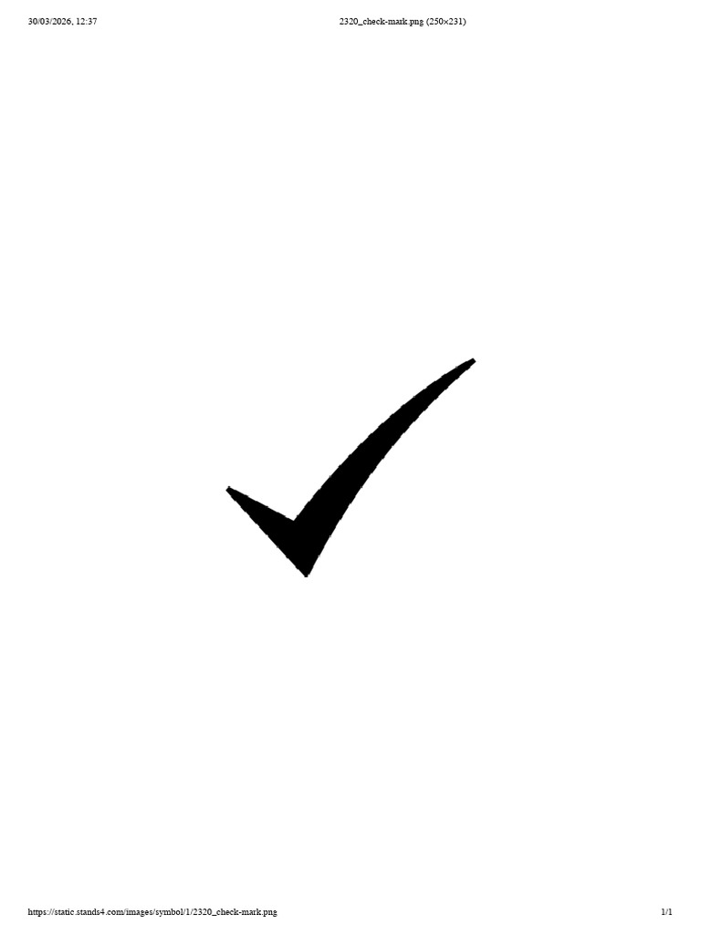 Check Mark | PDF