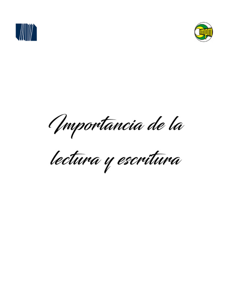 Importancia de La Lectura y Escritura | PDF | Aprendizaje | Literatura