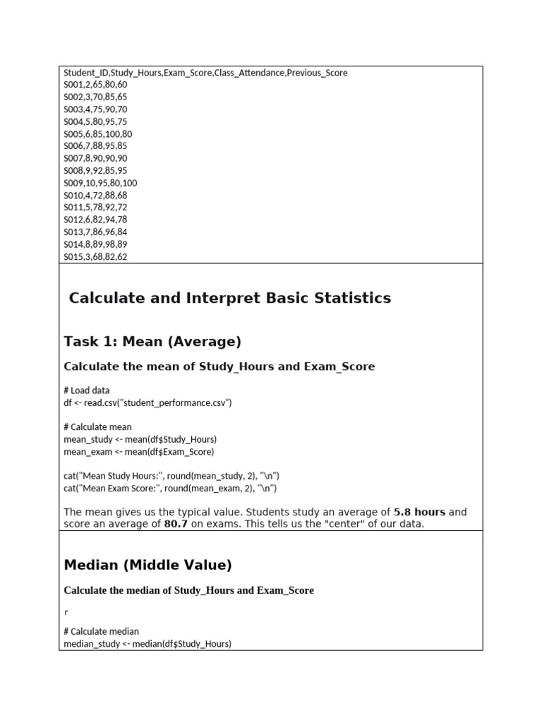 Basic Stat FINAL SEND | PDF | Coefficient Of Variation | Variance