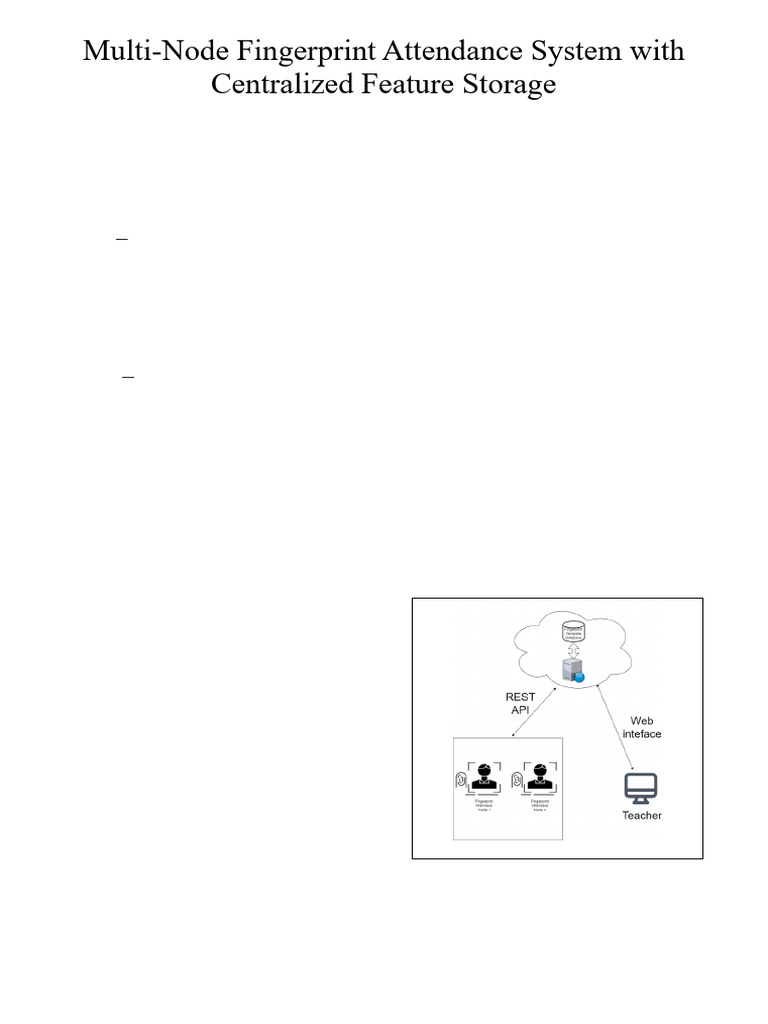 Fingerprint Attendance Paper a4 | PDF | Fingerprint | Web Application