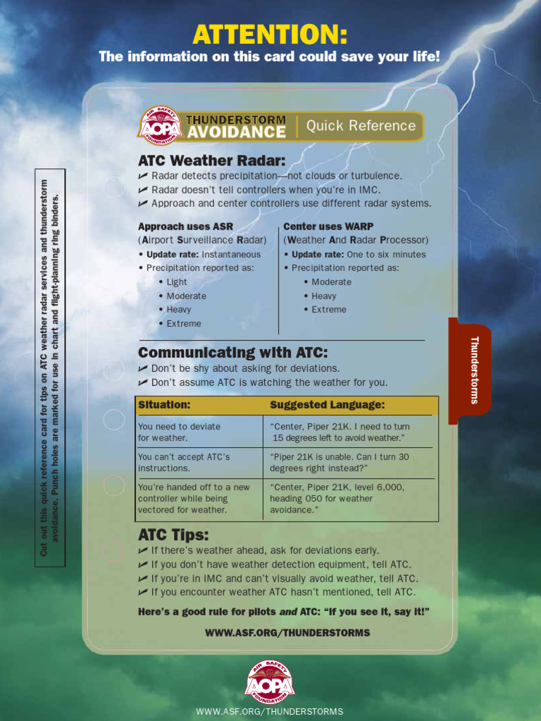 TStorm | PDF | Air Traffic Control | Thunderstorm