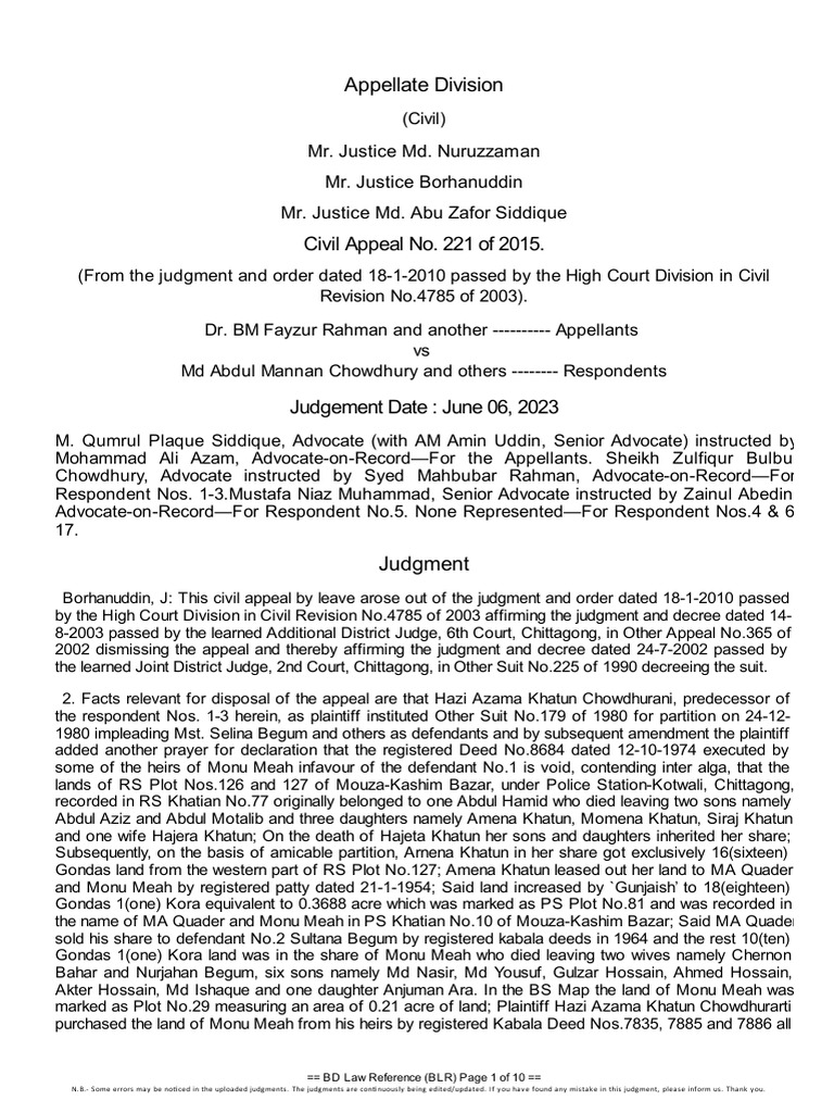 Copy Judgment | PDF
