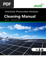 Module Cleaning Guidelines | PDF | Water | Solar Panel