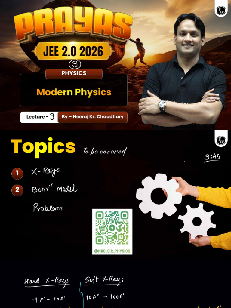 Modern Physics 03 - Class Notes | PDF