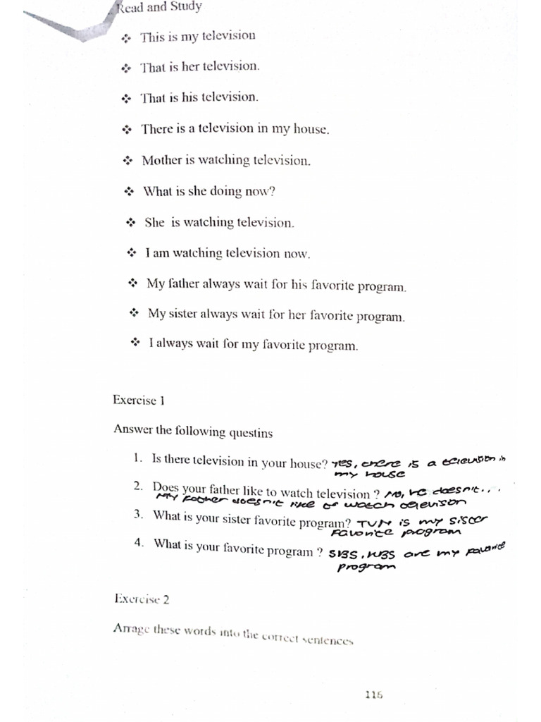 Lesson 11 Exercise | PDF