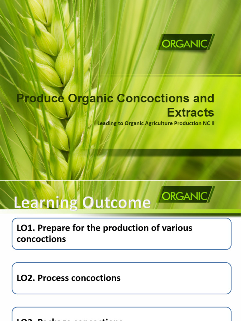 Produce Organic Concoction SAG (1) | PDF | Microorganism | Decomposition