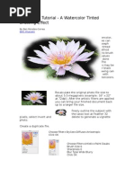 Download Watercolor Drawing Photoshop Tutorial by benmorales SN1019643 doc pdf