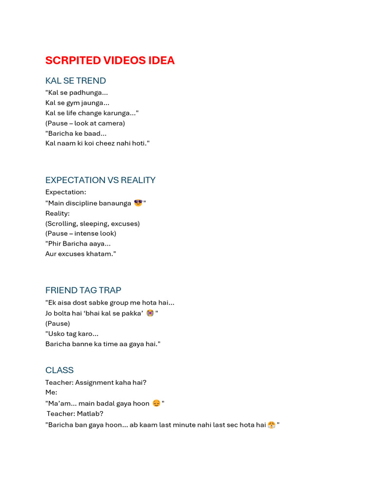 Scripts | PDF