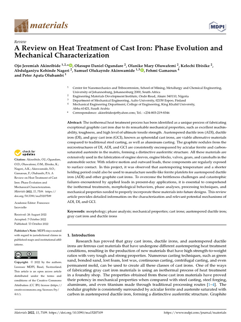 Materials 15 07109 v2 | PDF | Wear | Heat Treating