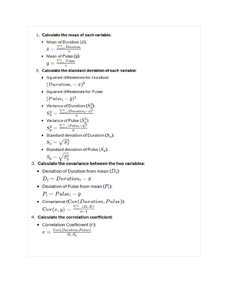 Correlation Coefficient 1 | PDF