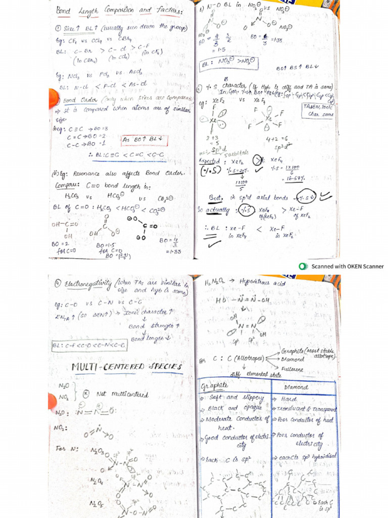 Chemical Bonding 1 Notes | PDF