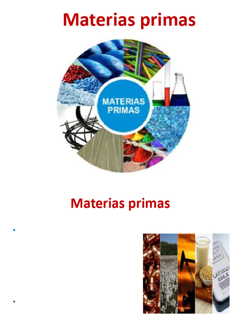 2A.Materias primas | PDF