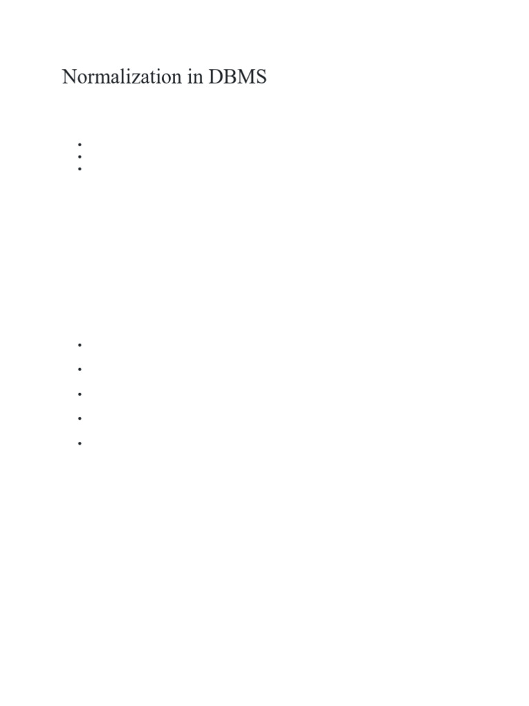Dbms Notes IV Unit | PDF