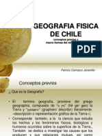 Geografía física de Chile: relieve y macroformas