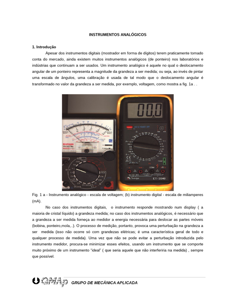 Instr Analog | PDF