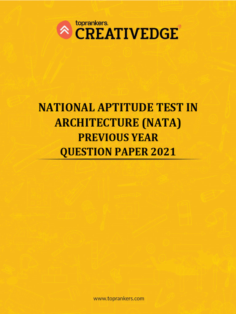 Nata 2021 Question Paper 028f53c9b5d74 | PDF