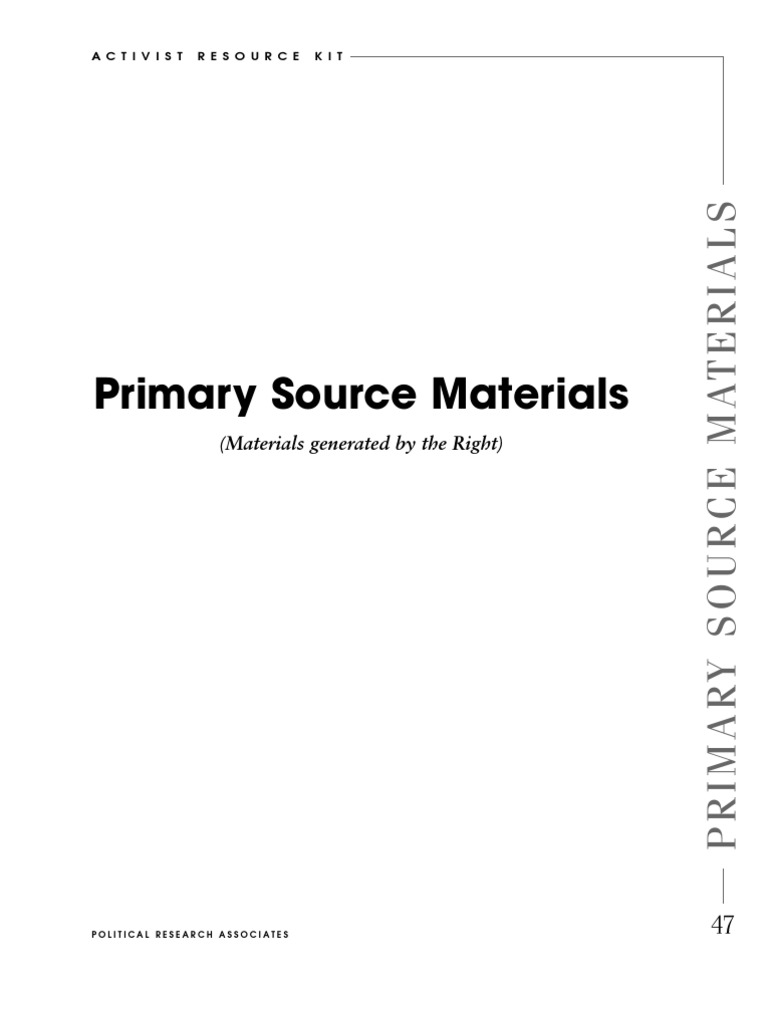 Primary Source Materials | PDF | Abortion | Anti Abortion Movements